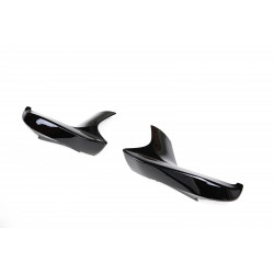 Carbonteile Tuning Flaps Splitter Canards Frontansatz ABS schwarz glänzend passend für BMW M5 F90 Vorfacelift - 3023