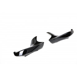 Carbonteile Tuning Flaps Splitter Canards Frontansatz ABS schwarz glänzend passend für BMW M5 F90 Vorfacelift - 3023