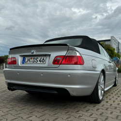 Carbonteile Tuning Heckspoiler Lippe Spoiler Performance schwarz glänzend passend für BMW 3er E46 + M3 Coupe Cabrio - 3027