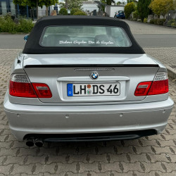 Carbonteile Tuning Heckspoiler Lippe Spoiler Performance schwarz glänzend passend für BMW 3er E46 + M3 Coupe Cabrio - 3027