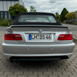 Carbonteile Tuning Heckspoiler Lippe Spoiler Performance schwarz glänzend passend für BMW 3er E46 + M3 Coupe Cabrio - 3027