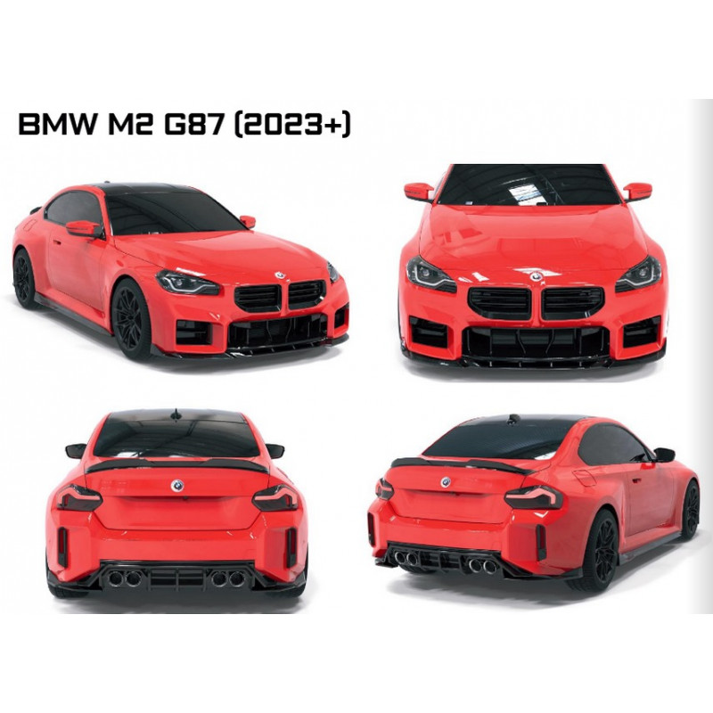 Carbonparts Tuning Full Set Bodykit Frontlippe, Spoiler, Diffusor, Sideskirts ABS Glanz passend für BMW M2 G87 - 3034