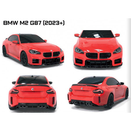 Carbonparts Tuning Full Set Bodykit Frontlippe, Spoiler, Diffusor, Sideskirts ABS Glanz passend für BMW M2 G87 - 3034