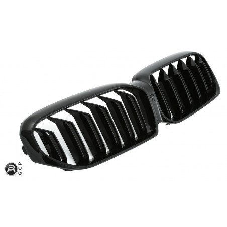 Carbonteile Tuning 2422 - Nieren Grill Doppelsteg Schwarz Glanz ABS passend für BMW 5er G30 G31 LCI