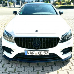 Carbonteile Tuning 2029 - Frontlippe Lippe Frontspoiler Spoiler Schwert ABS glanz Schwarz passend für Mercedes Benz E Coupe C...
