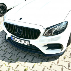 Carbonteile Tuning 2029 - Frontlippe Lippe Frontspoiler Spoiler Schwert ABS glanz Schwarz passend für Mercedes Benz E Coupe C...