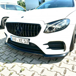 Carbonteile Tuning 2029 - Frontlippe Lippe Frontspoiler Spoiler Schwert ABS glanz Schwarz passend für Mercedes Benz E Coupe C...