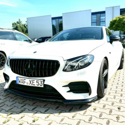 Carbonteile Tuning 2029 - Frontlippe Lippe Frontspoiler Spoiler Schwert ABS glanz Schwarz passend für Mercedes Benz E Coupe C...