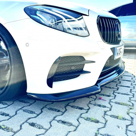 Carbonteile Tuning 2029 - Frontlippe Lippe Frontspoiler Spoiler Schwert ABS glanz Schwarz passend für Mercedes Benz E Coupe C...