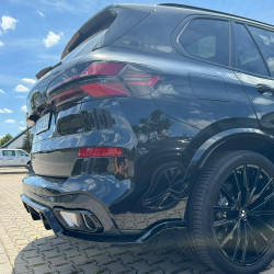 Carbonteile Tuning Heckdiffusor Diffusor ABS schwarz glänzend passend für BMW X5 G05 LCI Facelift - 2973