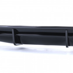 Carbonteile Tuning Heckdiffusor Diffusor ABS Glanz Schwarz passend für AUDI A6 S6 4G C7 Facelift mit Sline - 3048