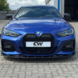 Carbonteile Tuning 2033 - Frontlippe Lippe Schwert ABS Glanz Schwarz passend für BMW 4er G22 G23 M Paket