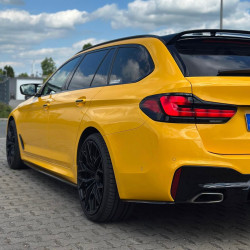 Carbonteile Tuning 1756 - Sideskirt Seitenschweller Ansatz ABS schwarz glänzend passend für BMW 5er G30 G31 + M5 F90