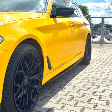 Carbonteile Tuning 1756 - Sideskirt Seitenschweller Ansatz ABS schwarz glänzend passend für BMW 5er G30 G31 + M5 F90