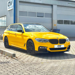 Carbonteile Tuning 1756 - Sideskirt Seitenschweller Ansatz ABS schwarz glänzend passend für BMW 5er G30 G31 + M5 F90