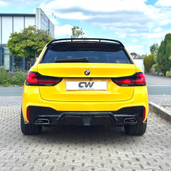 Carbonteile Tuning Heckspoiler Spoiler Lippe Ansatz ABS Glanz Schwarz für BMW 5er G31 Touring - 2813