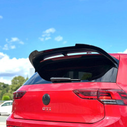 Carbonteile Tuning Heckspoiler Lippe Spoiler Flaps Aufsatz ABS Glanz Schwarz passend für Volkswagen Golf Mk8 GTI Ckubsport - ...