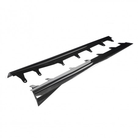 Carbonteile Tuning Seitenschweller Ansatz Sideskirt Extension Vollcarbon passend für BMW X5M F95 - 3055
