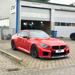 Carbonteile Tuning Frontaufsatz Frontlippe Spoiler Schwert R Vollcarbon passend für BMW G87 M2 - 2980