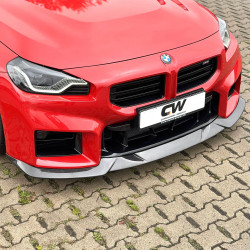 Carbonteile Tuning Frontaufsatz Frontlippe Spoiler Schwert R Vollcarbon passend für BMW G87 M2 - 2980