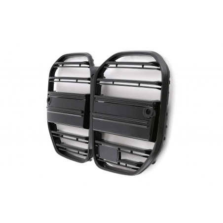 Carbonteile Tuning Kühlergrill Nieren Grill Performance Schwarz Glanz mit Kamera passend für BMW 4er G22 G23 - 3062