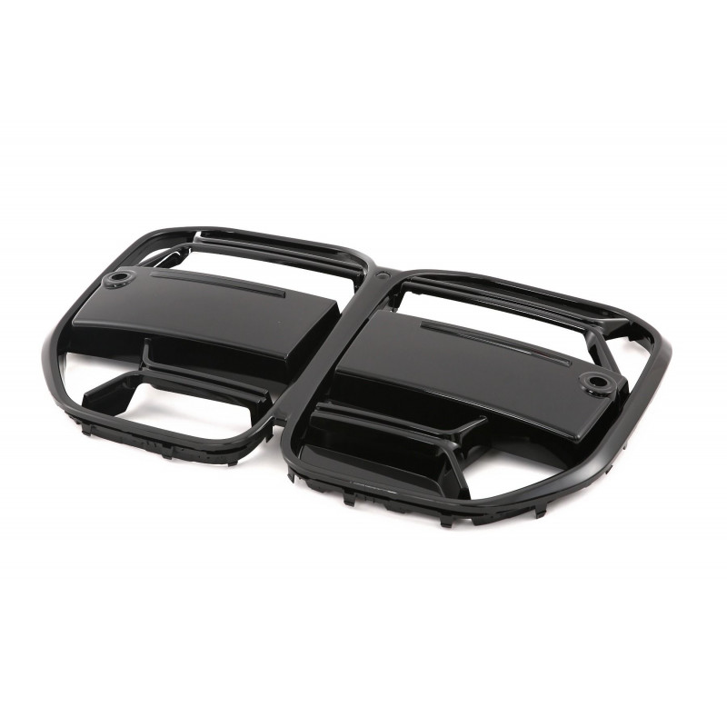 Carbonteile Tuning Kühlergrill Nieren Grill Clubsport Schwarz Glanz mit Kamera passend für BMW 4er G22 G23 - 3063