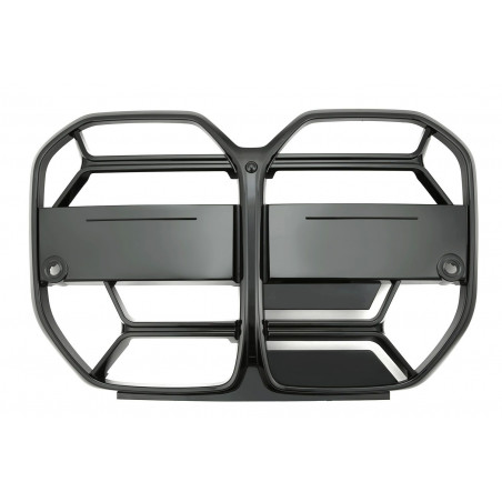 Carbonteile Tuning Kühlergrill Nieren Grill Clubsport Schwarz Glanz mit Kamera passend für BMW 4er G26 - 3065