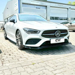 Carbonteile Tuning 2445 - Frontlippe Lippe Schwert ABS Glanz Schwarz passend für Mercedes CLA W118 C118 AMG Paket