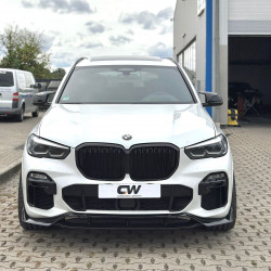Carbonteile Tuning 2768 - Frontlippe Lippe Schwert Frontspoiler ABS Glanz passend für BMW X5 G05 VFL M Paket