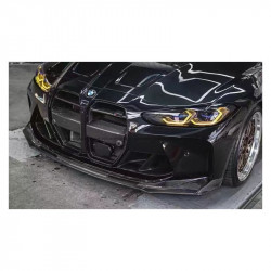 Pièces en carbone Tuning 1826 - Frontlippe Spoiler Schwert V Carbon passend für BMW G80 G82 G83 M3 M4