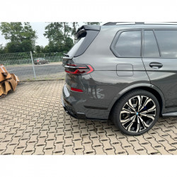 Carbonteile Tuning Heckdiffusor Diffusor Heck Ansatz ABS schwarz glänzend passend für BMW X7 G07 mit MPaket - 3086