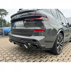 Carbonteile Tuning Heckdiffusor Diffusor Heck Ansatz ABS schwarz glänzend passend für BMW X7 G07 mit MPaket - 3086