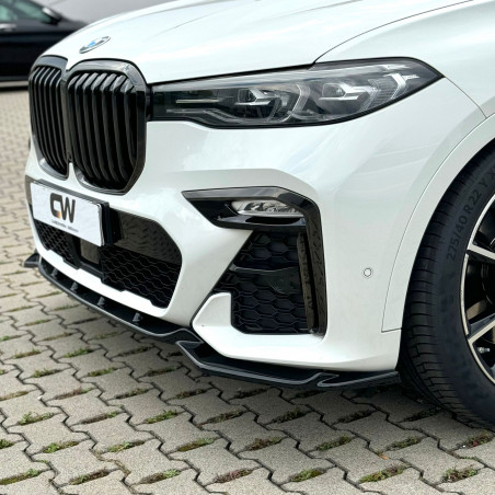 Carbonteile Tuning 1913 - Frontlippe Spoiler Schwert Performance ABS schwarz glänzend passend für BMW X7 G07 mit MPaket