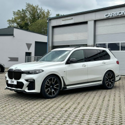 Carbonteile Tuning 1913 - Frontlippe Spoiler Schwert Performance ABS schwarz glänzend passend für BMW X7 G07 mit MPaket