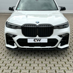 Carbonteile Tuning 1913 - Frontlippe Spoiler Schwert Performance ABS schwarz glänzend passend für BMW X7 G07 mit MPaket