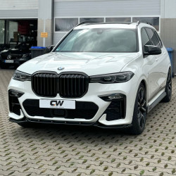 Carbonteile Tuning 1913 - Frontlippe Spoiler Schwert Performance ABS schwarz glänzend passend für BMW X7 G07 mit MPaket
