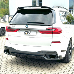 Carbonteile Tuning 2240 - Heckspoiler Spoiler Mitte Lippe ABS Glanz Schwarz passend für BMW X7 G07