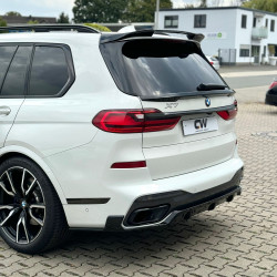 Carbonteile Tuning 2772 - Heckspoiler Spoiler Lippe ABS Glanz Schwarz passend für BMW X7 G07