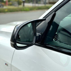 Carbonteile Tuning Spiegelkappen Umbauset schwarz glanz passend für BMW X3 G01 X4 G02 X5 G05 X6 G06 X7 G07 - 3085