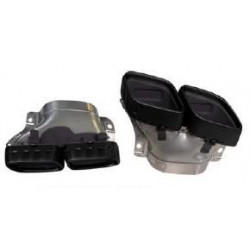 Carbonteile Tuning Heckdiffusor Diffusor ABS Glanz Schwarz passend für Mercedes Benz GLC-Klasse C254 Coupe mit AMG-Line - 3089