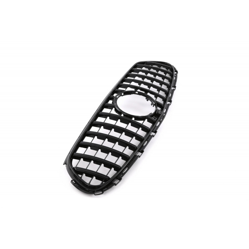 Carbonteile Tuning Kühlergrill Grill Panamericana GT schwarz glanz passend für Mercedes Benz GLC-Klasse C254 X254 W254 mit AM...