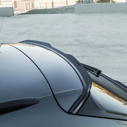 Carbonteile Tuning Heckspoiler Lippe Spoiler Flaps Aufsatz ABS Glanz Schwarz passend für Audi A6 C8 4K S-Line + S6 C8 4K - 3098