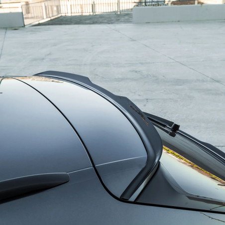 Carbonteile Tuning Heckspoiler Lippe Spoiler Flaps Aufsatz ABS Glanz Schwarz passend für Audi A6 C8 4K S-Line + S6 C8 4K - 3098