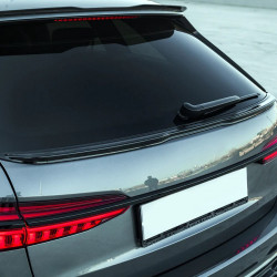 Carbonteile Tuning Heckspoiler Lippe Spoiler Flaps Aufsatz ABS Glanz Schwarz passend für Audi A6 C8 4K S-Line + S6 C8 4K - 3099
