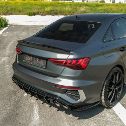 Carbonteile Tuning Heckdiffusor Diffusor ABS Glanz für AUDI S3 + A3 8Y S-Line Limousine - 4006