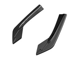 Pièces en carbone Tuning Hecksplitter Heckansatz Flaps Diffusor seitlich ABS schwarz glänzend passend für BMW 3er G20 G21 Vor...