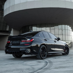 Carbonteile Tuning Sideskirts Seitenschweller Ansätze ABS schwarz glänzend passend für BMW 3er G20 G21 mit MPaket - 4015