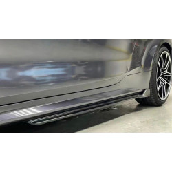 Carbonteile Tuning 1832 - Sideskirt Seitenschweller Ansatz Carbon passend für BMW 4er G22 G23 mit MPaket