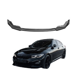 Carbonteile Tuning Frontlippe Lippe Schwert Frontspoiler Spoiler ABS Glanz für BMW 3er G20 G21 Vorfacelift mit MPaket - 4016