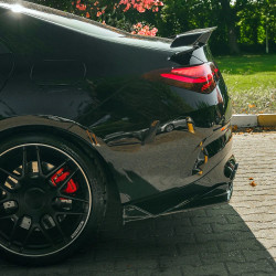 Carbonteile Tuning Hecksplitter Heckansatz Flaps Diffusor ABS schwarz glänzend passend für Mercedes Benz CLA Klasse C118 W118...